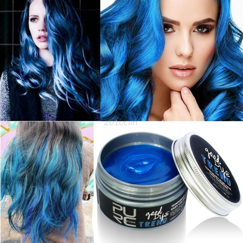 Unisex Molding Paste Hair Style Styling Hair Color Wax Dye Wax
